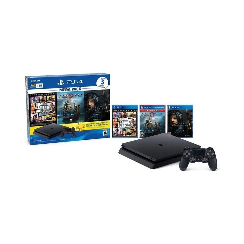 Playstation 4 Mega Pack 13 Ps4 Consola - Coppel