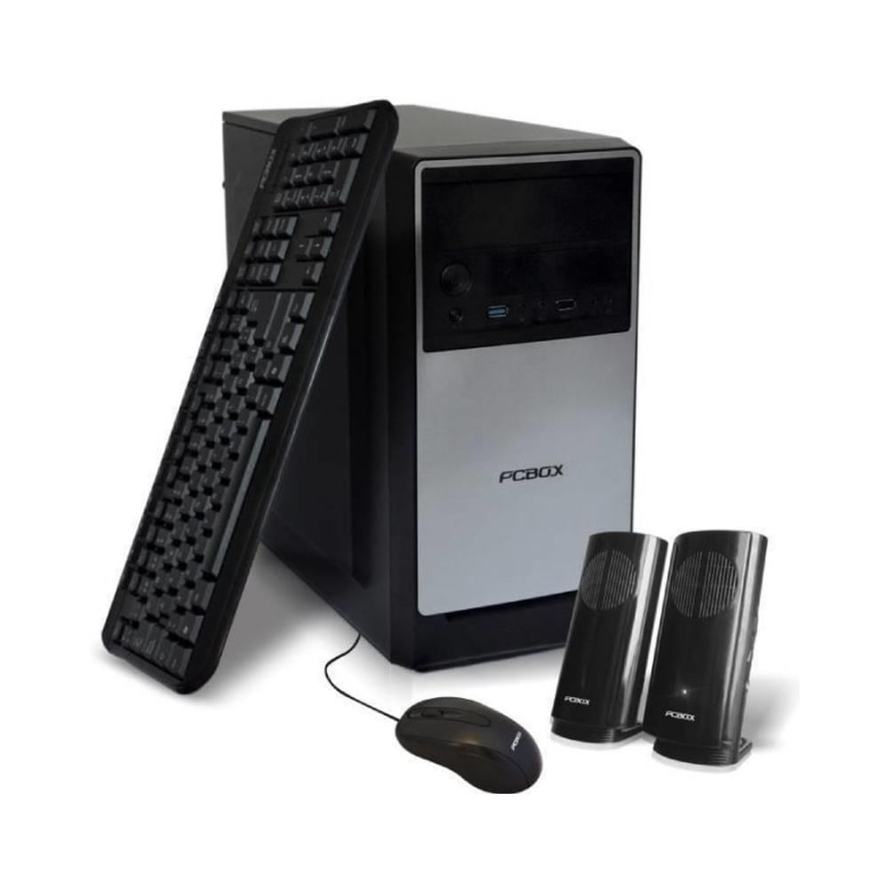 Computadora Pc Box Qc6000m Apu E2 6110 8gb 240ssd W10hsl