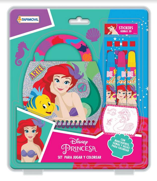 Set Para Jugar Y Colorear Princesas Tapimovil