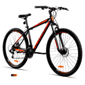 Bicicleta TEKNIAL TARPAN 100ER L 29" Negro/Naranja