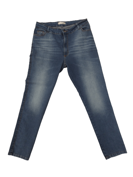Jean Femme Sahara Club Taille 28 - Coupe Conique, Jambe Longue 34, Marron Sable - Occasion Très Bon État