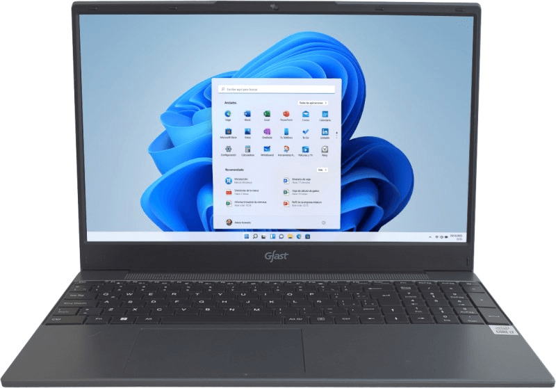 Notebook GFast 15,6" CI7 8GB + Extra Socket 480GB SSD M.2 W11 N-750-W I8480W