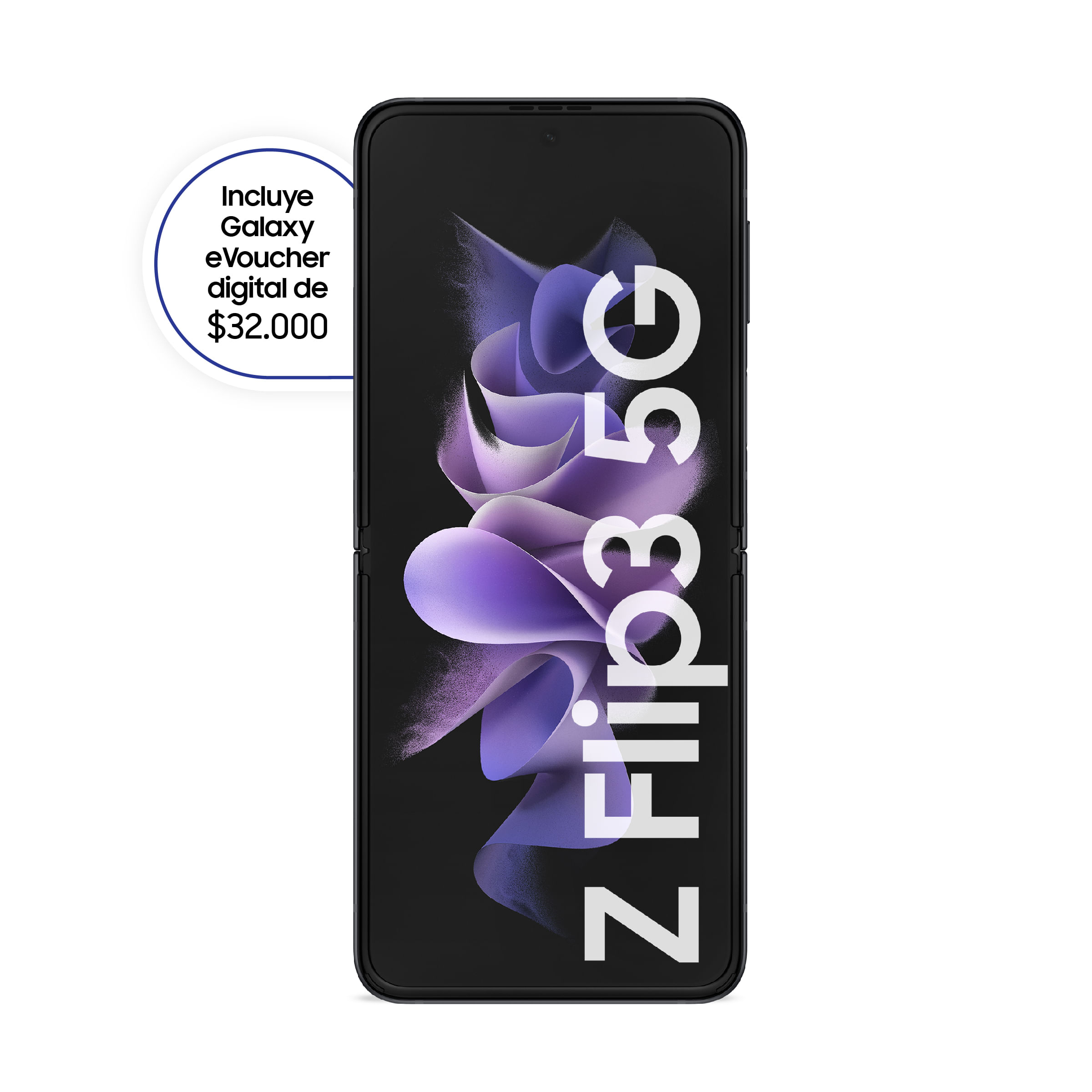 Celular Samsung Z Flip Negro 8GB 128GB 5g SM-F711 Coppel