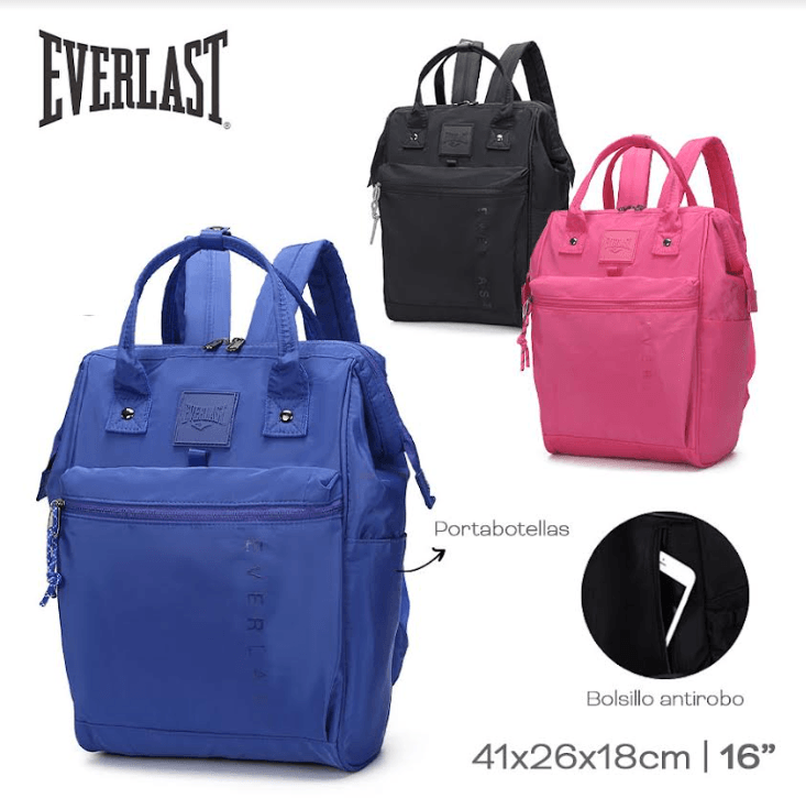 Mochila Everlast Negra