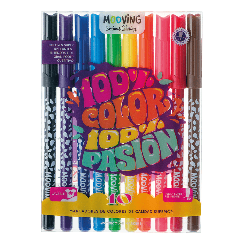 Coloring- Marcadores De Colores x10