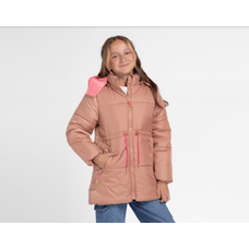 Campera Gruesa Rosa Para Nena Girls Attitude