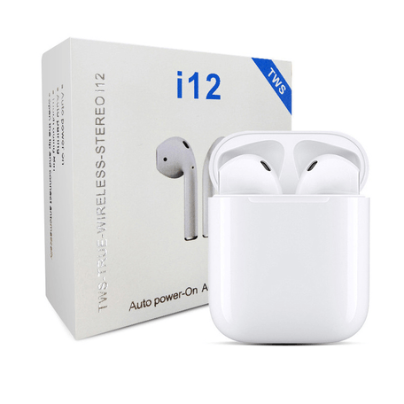 Auriculares inalámbricos In-Ear Bluetooth i12 TWS