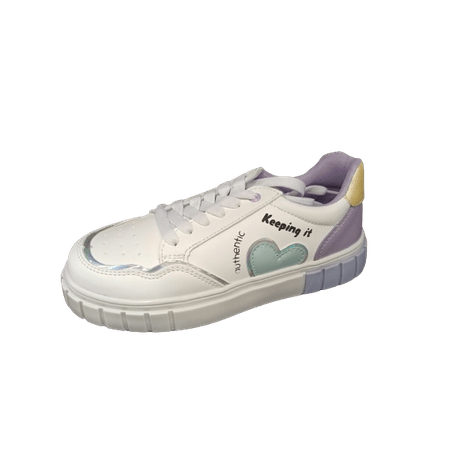Zapatillas Para Nena Blanco y Violeta Girls Attitude