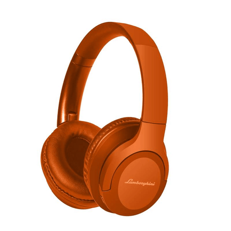 Auriculares de vincha inalámbricos Lamborghini LB HS Urus Orange
