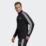 Campera Ess Tricot 3 Tiras Negro Adidas