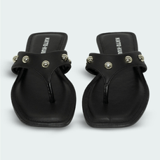 Sandalia Moda Dama Color Negro Kate Kuba
