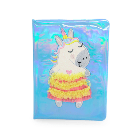 Libreta Azul Con Unicornio Girls Attitude