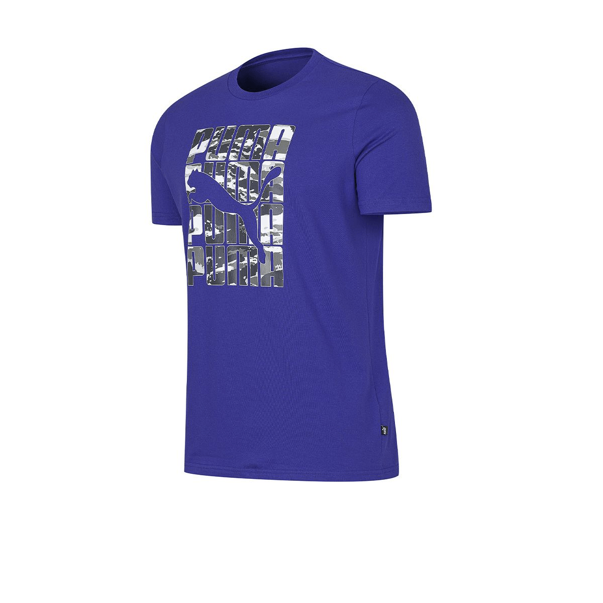 Remera Puma Graphics Camo Azul Hombre