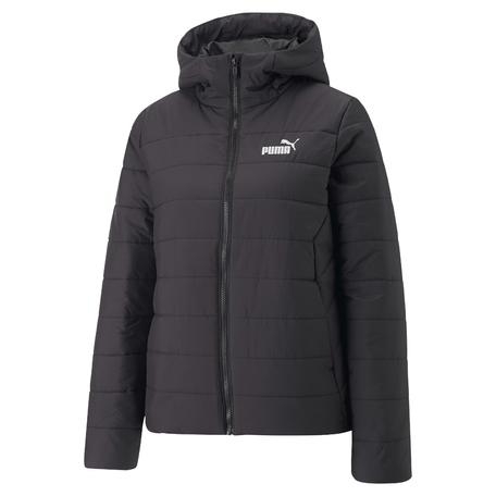 Campera Puma Ess Hooded Padded Jacket Negro Mujer
