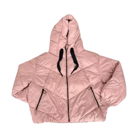 Campera Atomik Forrada Ara Rosa Mujer