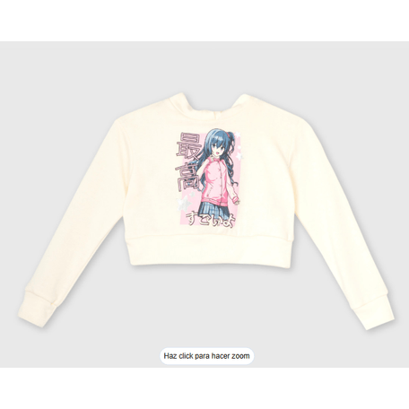 Buzo Girls Attitude OI24119 Hueso Niña